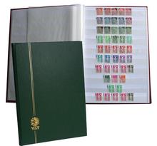 Perfecta : classeur fixe pour timbres (grand modèle-pages blanches-48p. Vert)