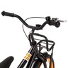 vidaXL Vélo d'enfant avec porte-bagages avant 14 pouces Noir et orange
