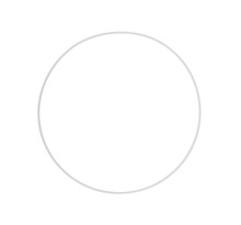 Armature abat-jour cercle Ø 20 cm blanc