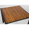 Table carrée en acier & acacia 800 mm - bolero -  -  800x800x740mm