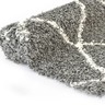 Vidaxl tapis berbère pp gris et beige 140x200 cm