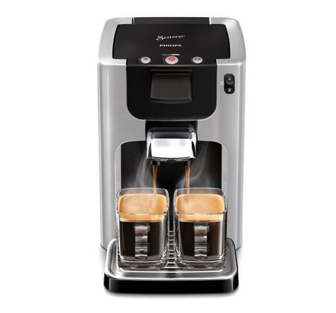 Machine à café à dosettes philips senseo quadrante hd7866/11 - gris clair - boîte de rangement dosettes + pince fraîcheur