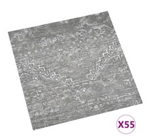 vidaXL Planches de plancher autoadhésives 55 Pièces PVC 5 11m² Gris béton