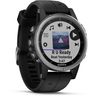 Garmin - Montre GPS de randonnée fenix 5s Plus, Silver noire avec bracelet noir
