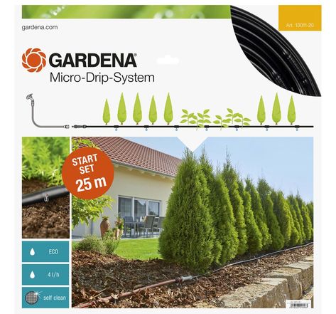 Gardena système de goutte-à-goutte pour plantes m starter set 25 m 13011-20