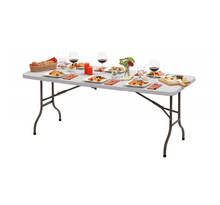 Table multi-usages pliante - 1830 mm - bartscher -  - caoutchouc 1830x740mm