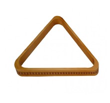 Triangle de billard en bois de pin décoré 2 1/4"