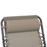 vidaXL Appui-tête de chaise longue Taupe 40x7,5x15 cm Textilène