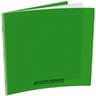 CONQUERANT Cahier 170 x 220 mm, seyès, vert, 96 pages, couverture polypro,