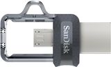 Clé USB Sandisk Dual Drive m3.0 Micro USB/USB-C 3.0  64Go (Argent)
