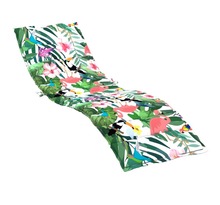 vidaXL Coussin de chaise longue multicolore tissu oxford