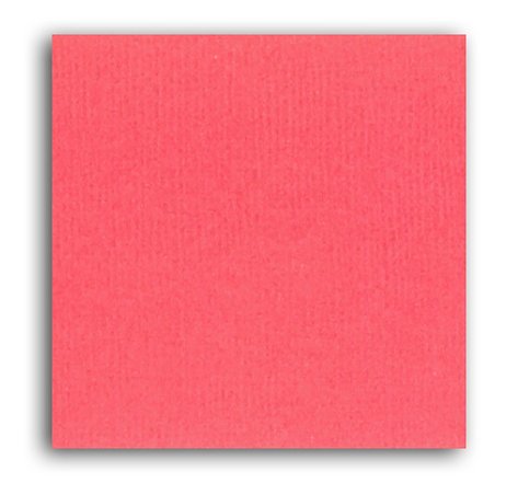 Papier scrapbooking mahé rose corail 30,5x30,5 cm - draeger paris