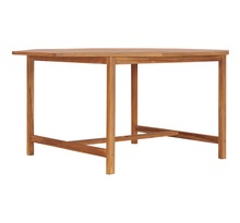 Vidaxl table de jardin 150x150x75 cm bois de teck solide