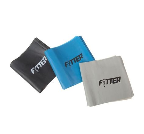 FYTTER Fitness band AFB03B, bandes en latex pour les exercices de tonification avec trois niveaux de résistance.