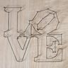 Coffret String Art - Tableau Love art filaire 22 x 22 cm