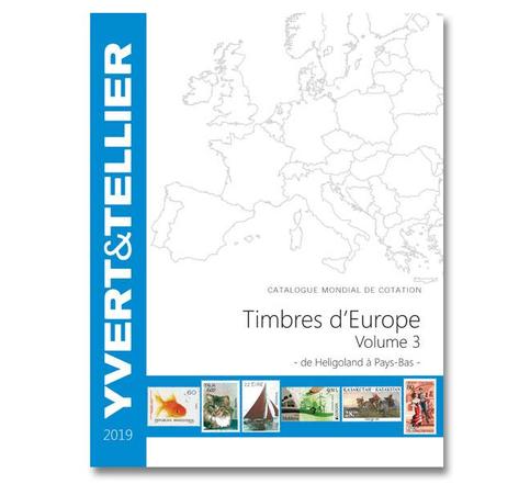 Europe volume 3 - 2019 (catalogue des timbres des pays d'europe de h à p)