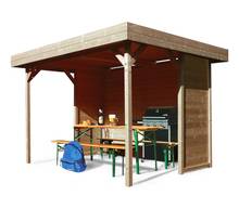 Kiosque en bois "regensburg" - 6 m² - 3.44 x 2.59 x 2.23 m - 19 mm