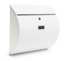 Boite aux lettres mailbox design murale design courrier acier inoxydable blanc