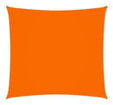 Vidaxl voile de parasol tissu oxford carré 7x7 m orange
