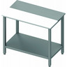 Table inox de travail cuisine - avec etagère - gamme 600 - stalgast -  - acier inoxydable1500x600 x600xmm