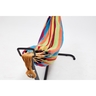 Le Dayo arc en ciel : Hamac sur pied 2,6 m avec toile en tissu polyester multicolore