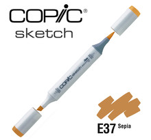 Marqueur à l'alcool Copic Sketch E37 Sepia