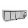 Table réfrigérée positive 4 portes sans dosseret - profondeur 700 - atosa - r290 - acier inoxydable45602230pleine x700x840mm