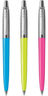 Parker jotter originals 3 stylos bille  bleu  vert et rose  recharge bleue pointe moyenne  sous blister