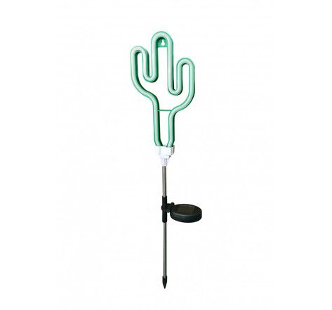 Piquet led solaire "cactus"  vert  spéciale extérieur (ip44)
