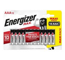 Piles Alcalines Energizer Max AAA/LR3, pack de 12