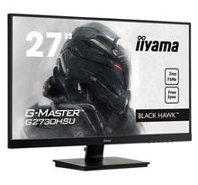 Ecran PC Gamer - IIYAMA G-Master Black Hawk G2730HSU - 27 FHD - Dalle TN - 1ms - DisplayPort/HDMI/VGA - AMD FreeSync