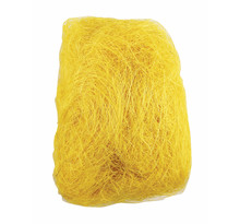 Paille jaune pour nid d'oiseau pour décoration Pâques 20 g
