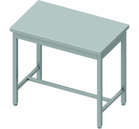 Table inox centrale professionnelle - profondeur 700 - stalgast - à monter - inox1100x700 800x700x900mm