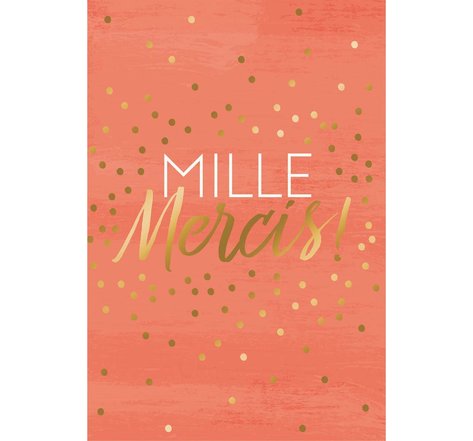 Carte Mille Mercis - Draeger paris