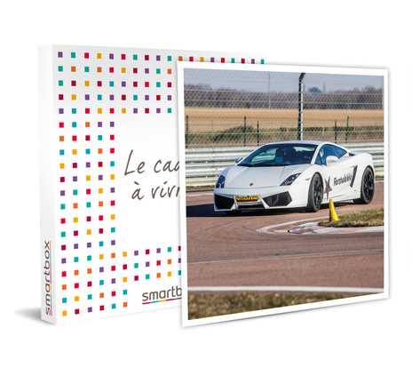 SMARTBOX - Coffret Cadeau - Stage de pilotage pour adolescent au volant d’une Lamborghini Gallardo - 4 stages de pilotage pour adolescent