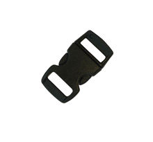Fermoirs clips plastique (idéal Créacord) 3 x 1,5cm Noir x10