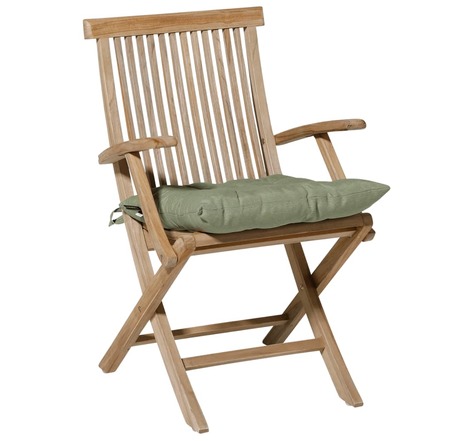 Madison Coussin de chaise Panama 46x46 cm Vert sauge