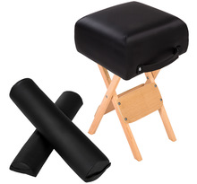 Tectake Accessoires pour table de massage - noir