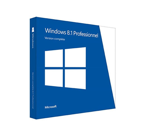 Microsoft windows 8.1 professionnel (pro) - 32 / 64 bits - clé licence à télécharger