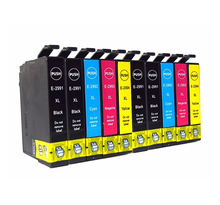 Pack de 10 cartouches compatibles T29XL pour imprimantes Epson