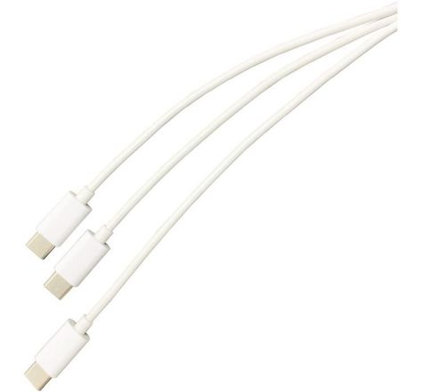 Câble de recharge Dual Play pour manettes PS5 - Blanc - STEELPLAY