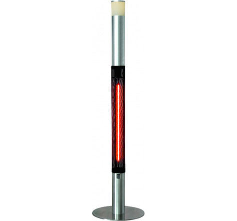 Lampe chauffante aluminium verticale 1 5 kw h 1800 mm - stalgast - aluminium
