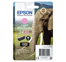 EPSON 24XL light magenta ink 24XL cartouche dencre magenta clair haute capacite 9.8ml 740 pages 1-pack RF-AM blister