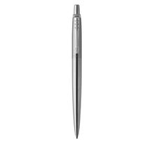 Parker jotter stylo bille  acier  recharge encre gel noire  pointe moyenne (0 7 mm)  coffret cadeau