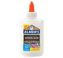 Elmer's colle d'école liquide blanche, lavable et adaptée aux enfants, pour travaux manuels ou slime, 118 ml