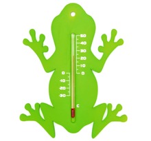 Nature thermomètre mural d'extérieur grenouille vert