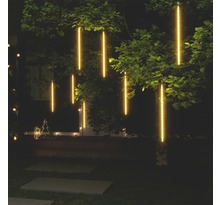 vidaXL Guirlandes lumineuses 8 pcs 50 cm Blanc chaud 288 LED Int/Ext