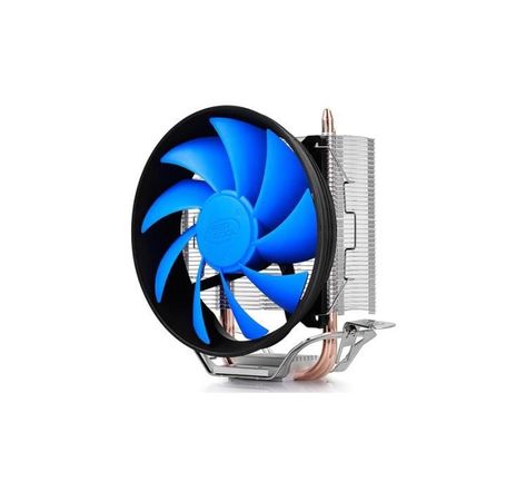 Deepcool gammaxx 200t processeur refroidisseur 12 cm aluminium  noir  bleu