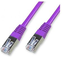 Câble/Cordon réseau RJ45 Catégorie 6 FTP (F/UTP) Droit 15m (Violet)