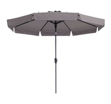 Madison Parasol Flores Luxe 300 cm Rond Taupe